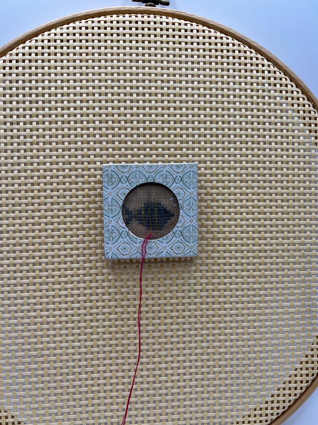 Photo - Needle Minder (cross stitch not included)