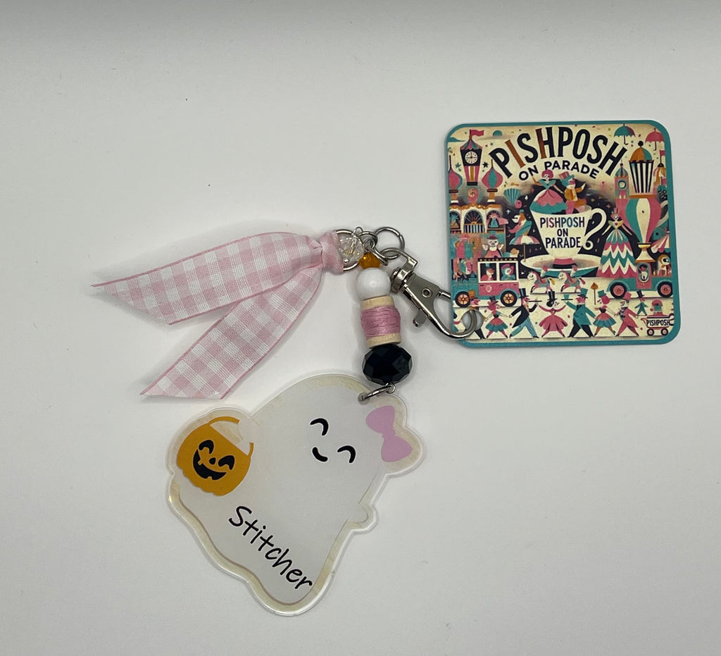 Stitcher Ghost - Scissor Charm/Bag Zipper pull