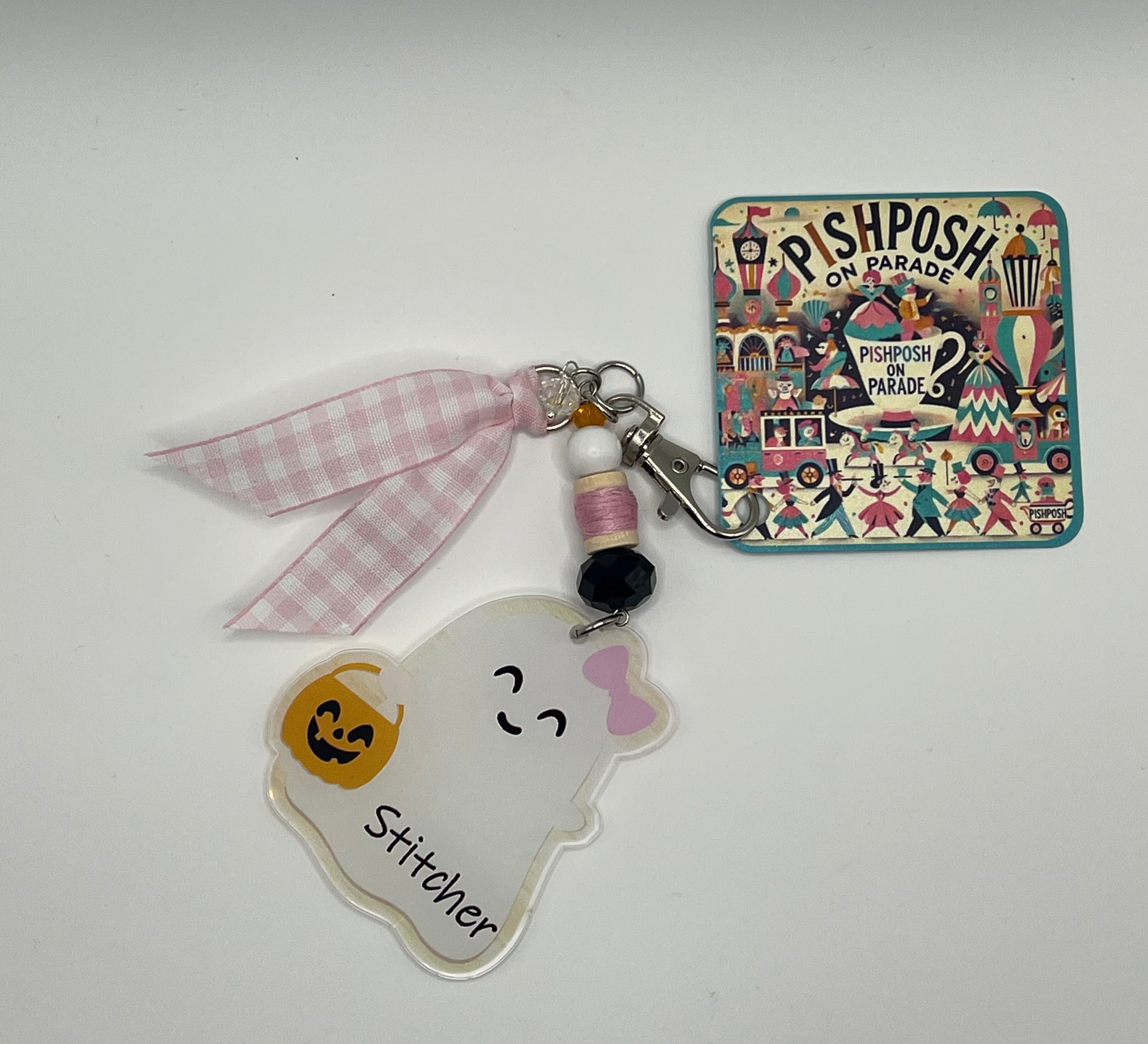 Stitcher Ghost - Scissor Charm/Bag Zipper pull