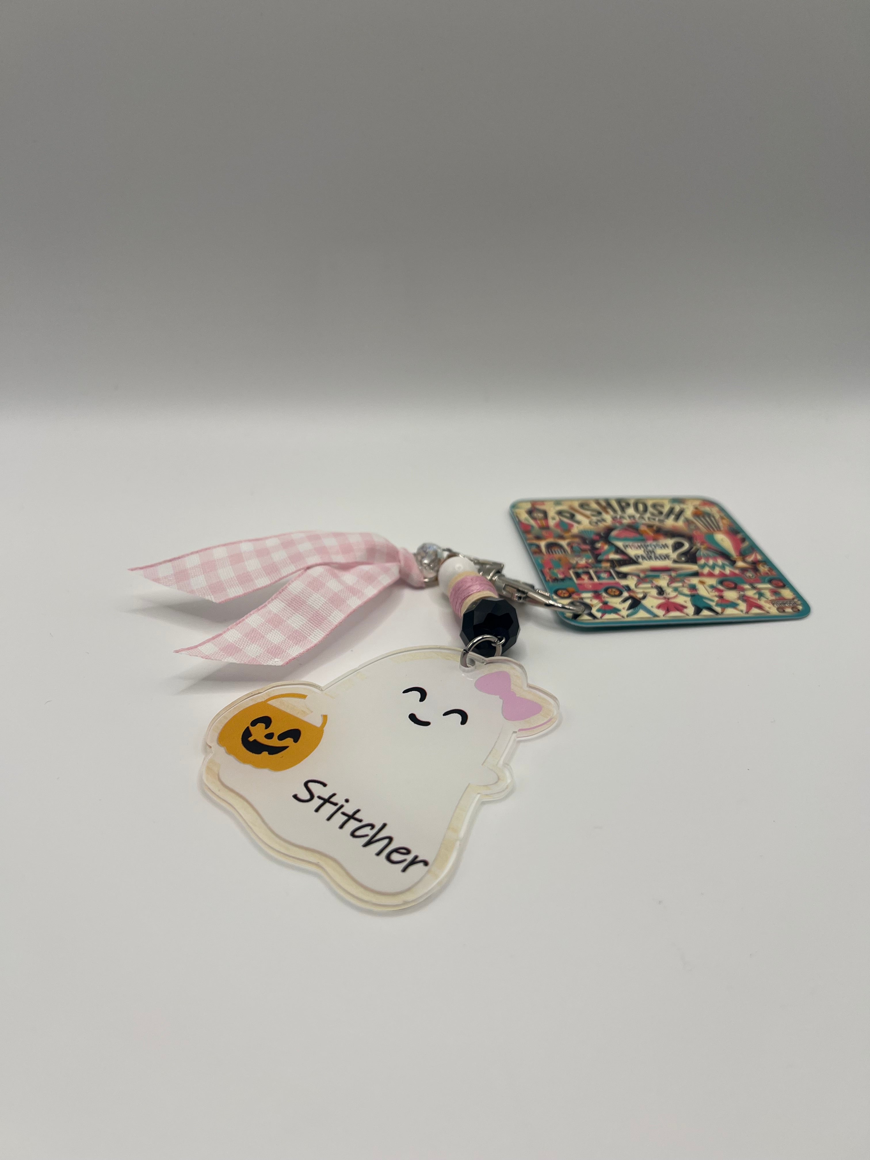 Stitcher Ghost - Scissor Charm/Bag Zipper pull