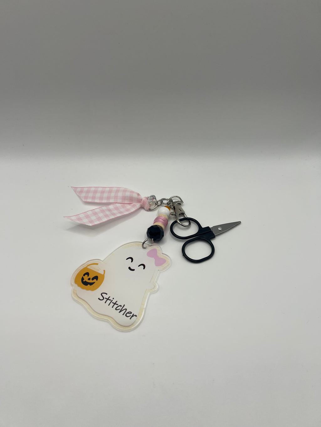 Stitcher Ghost - Scissor Charm/Bag Zipper pull