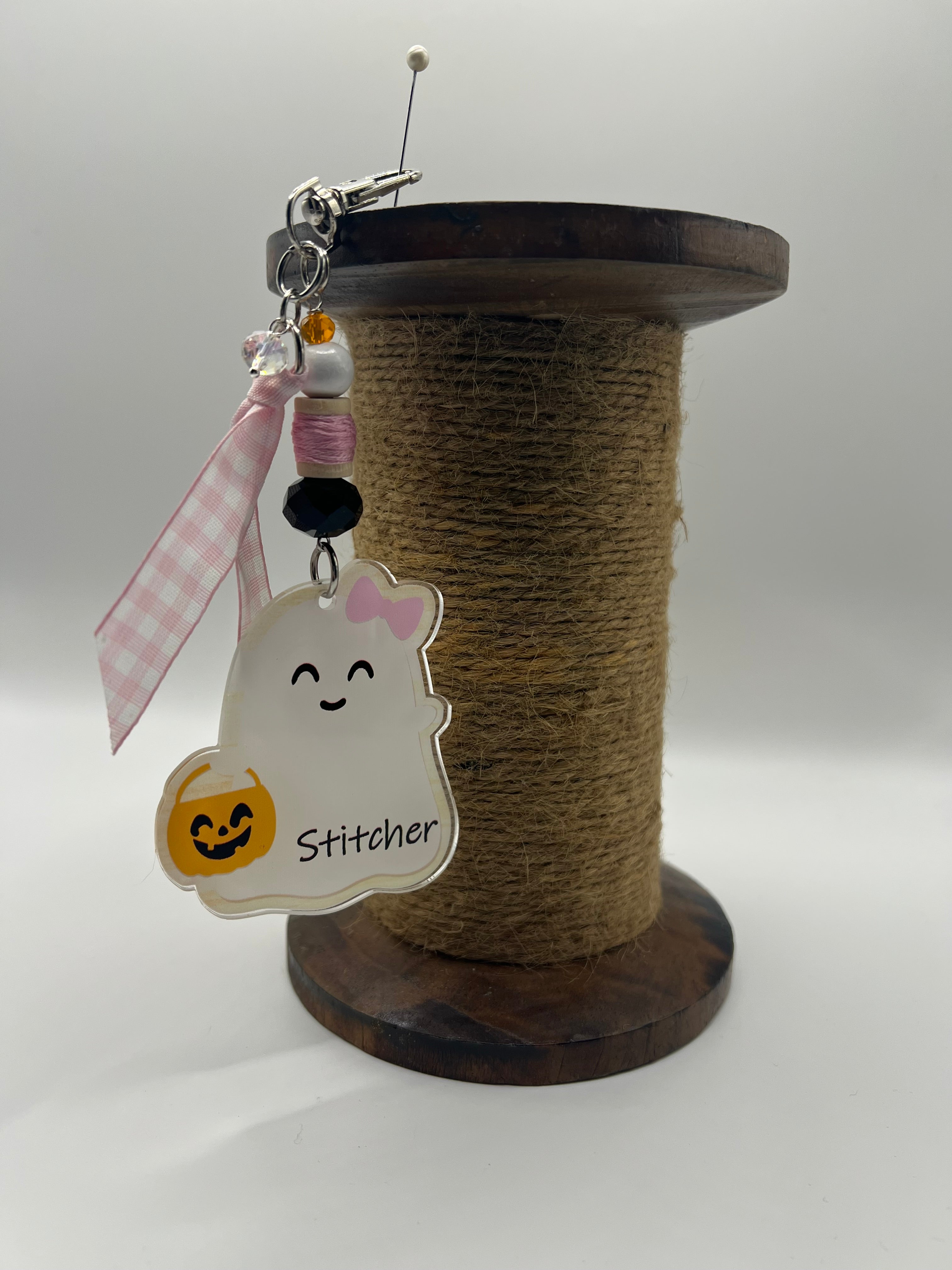 Stitcher Ghost - Scissor Charm/Bag Zipper pull