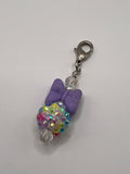 Purple Bow Zipper Pull