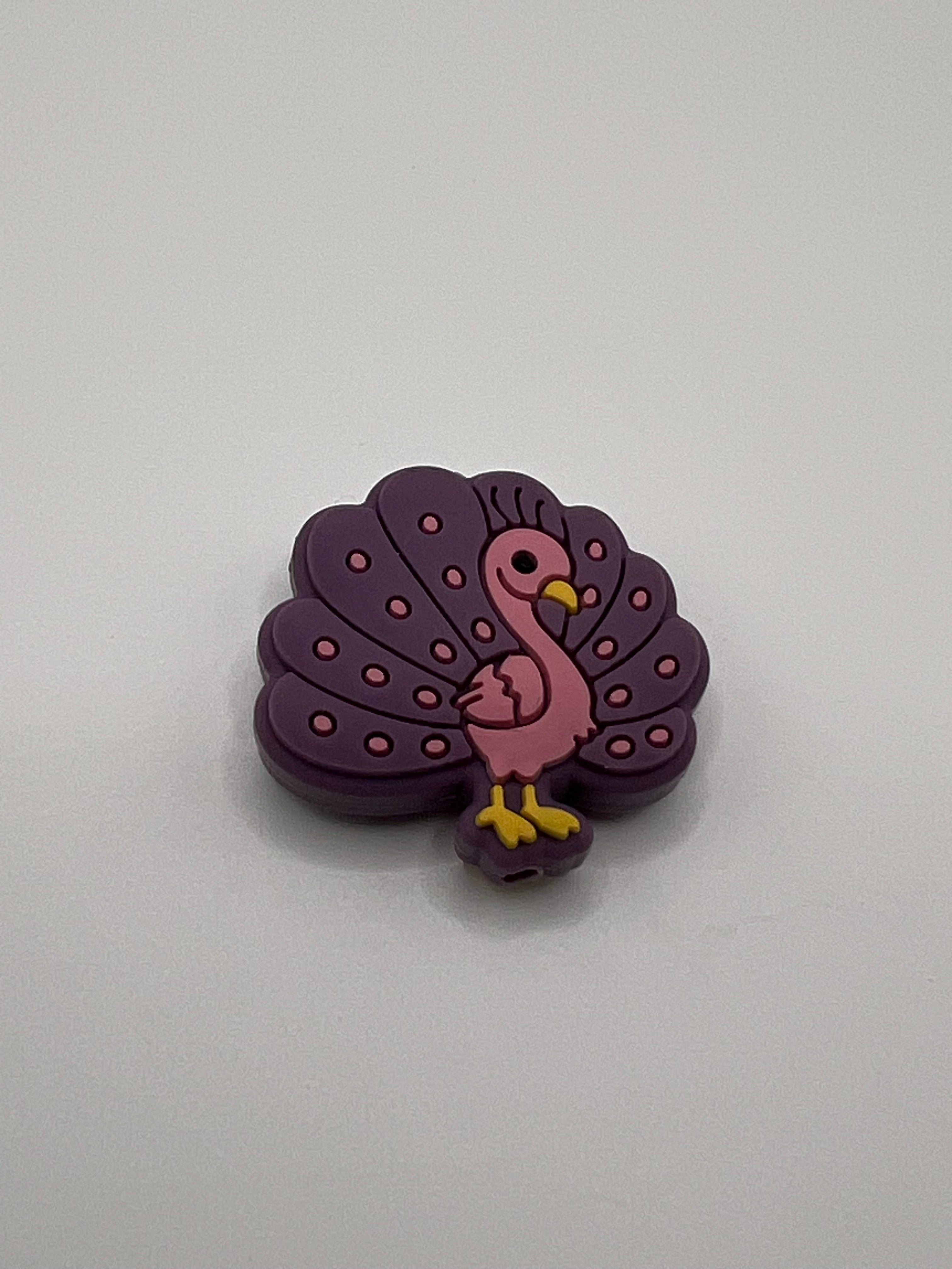 Purple and Pink Peacock - Scissor Tip Protector