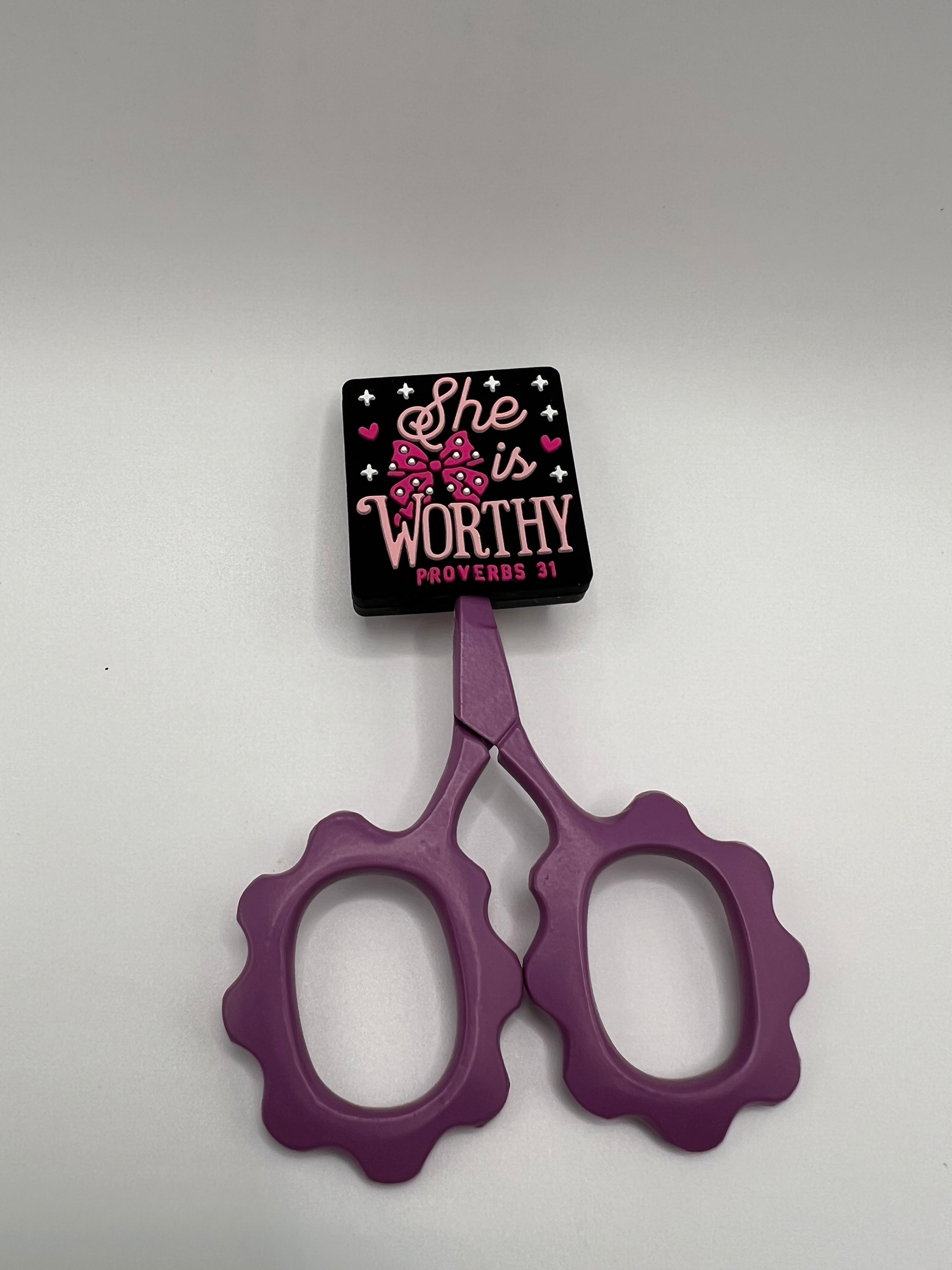 She is Worthy - Scissor Tip Protector (scissors not included)