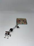 Cow with Hat and Moo - Scissor Charm/Zipper Bag Pull