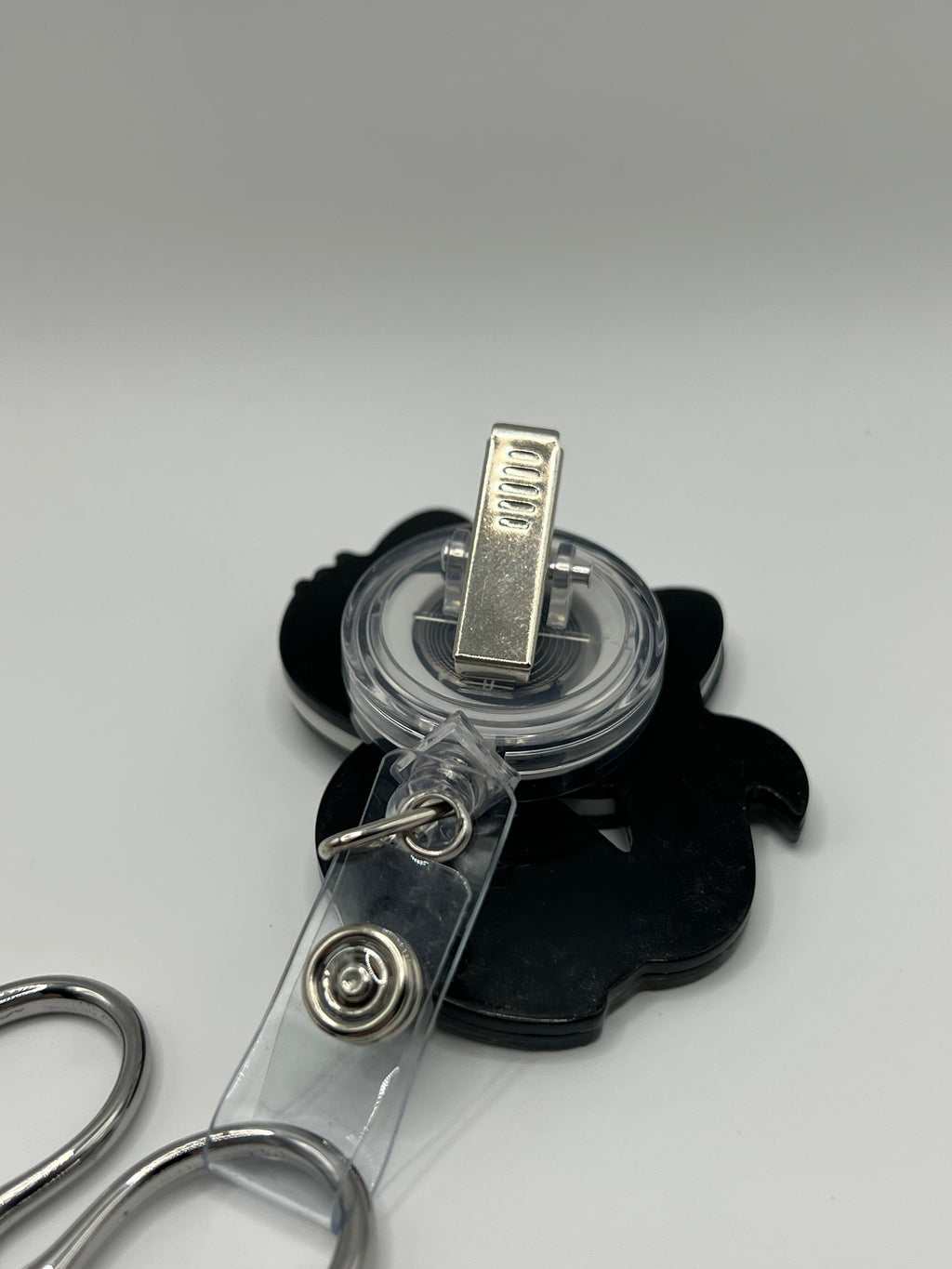 Rhinestone Turtle - Scissor Badge Reel