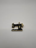 Cute Black Sewing Machine Brooch