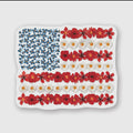 American Flower Flag - Sticker