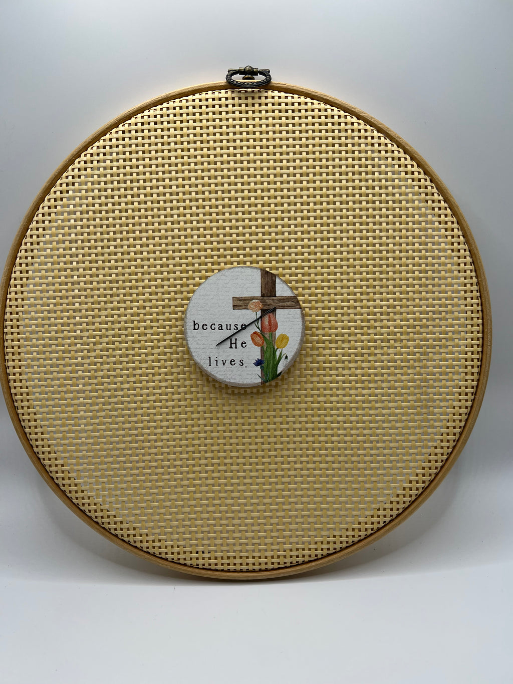 Because He Lives with Cross - Needle Minder