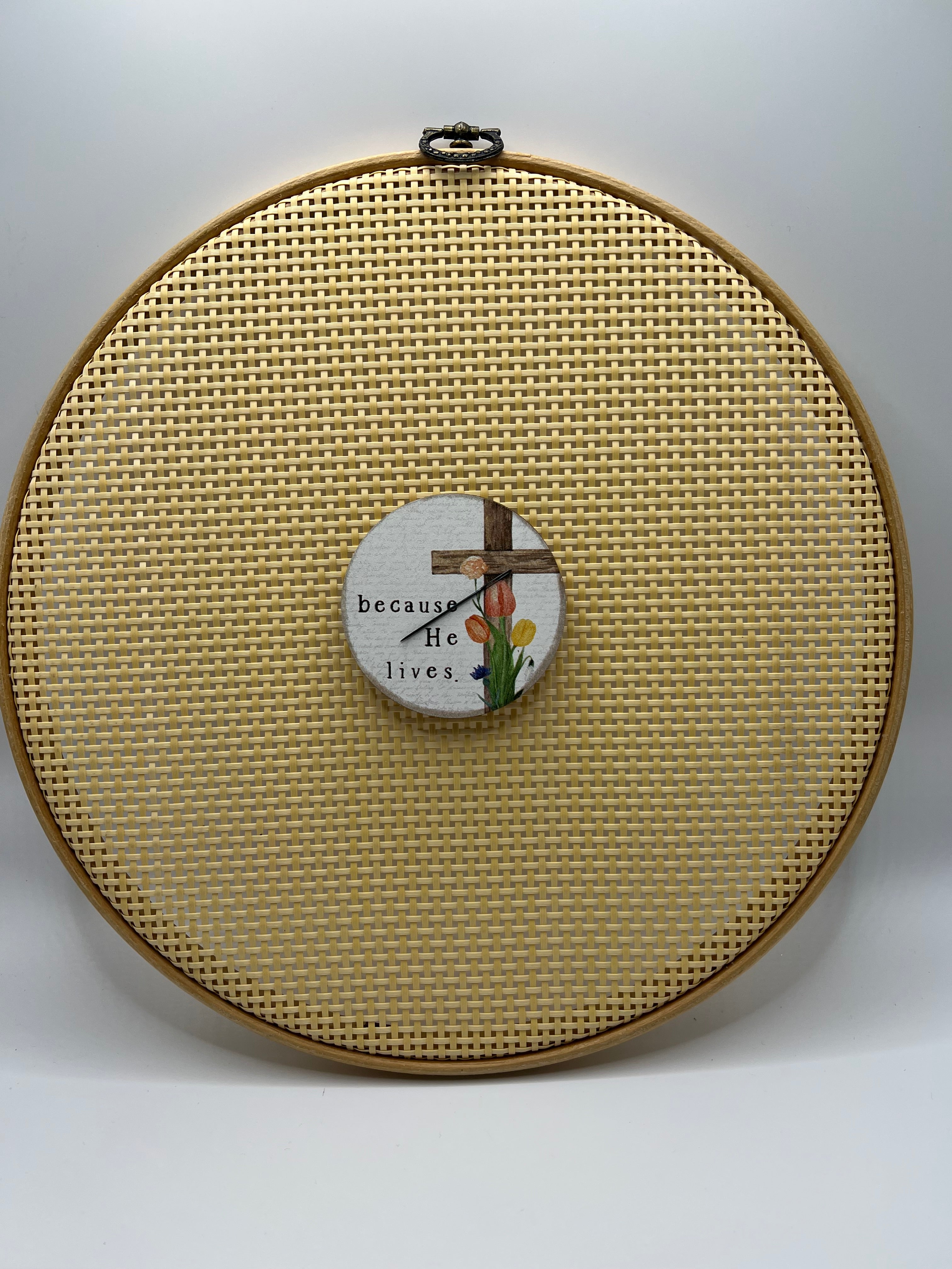 Because He Lives with Cross - Needle Minder