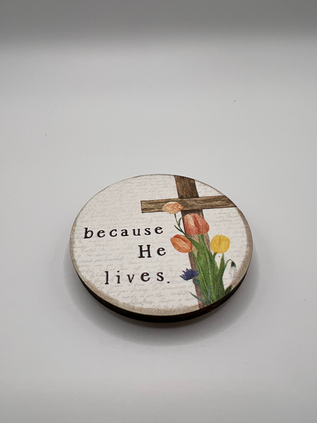 Because He Lives with Cross - Needle Minder