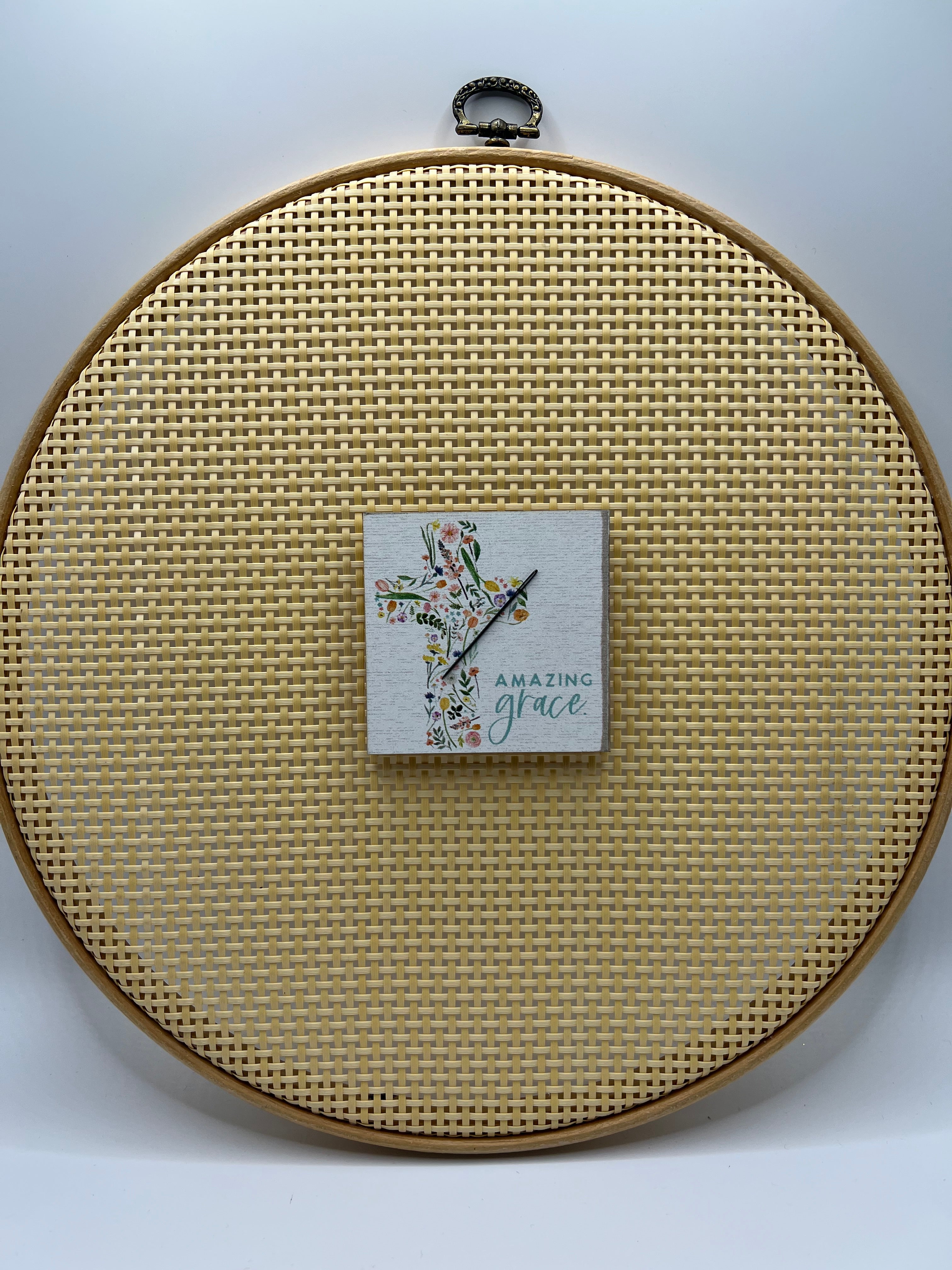 Amazing Grace Floral Cross - Needle Minder