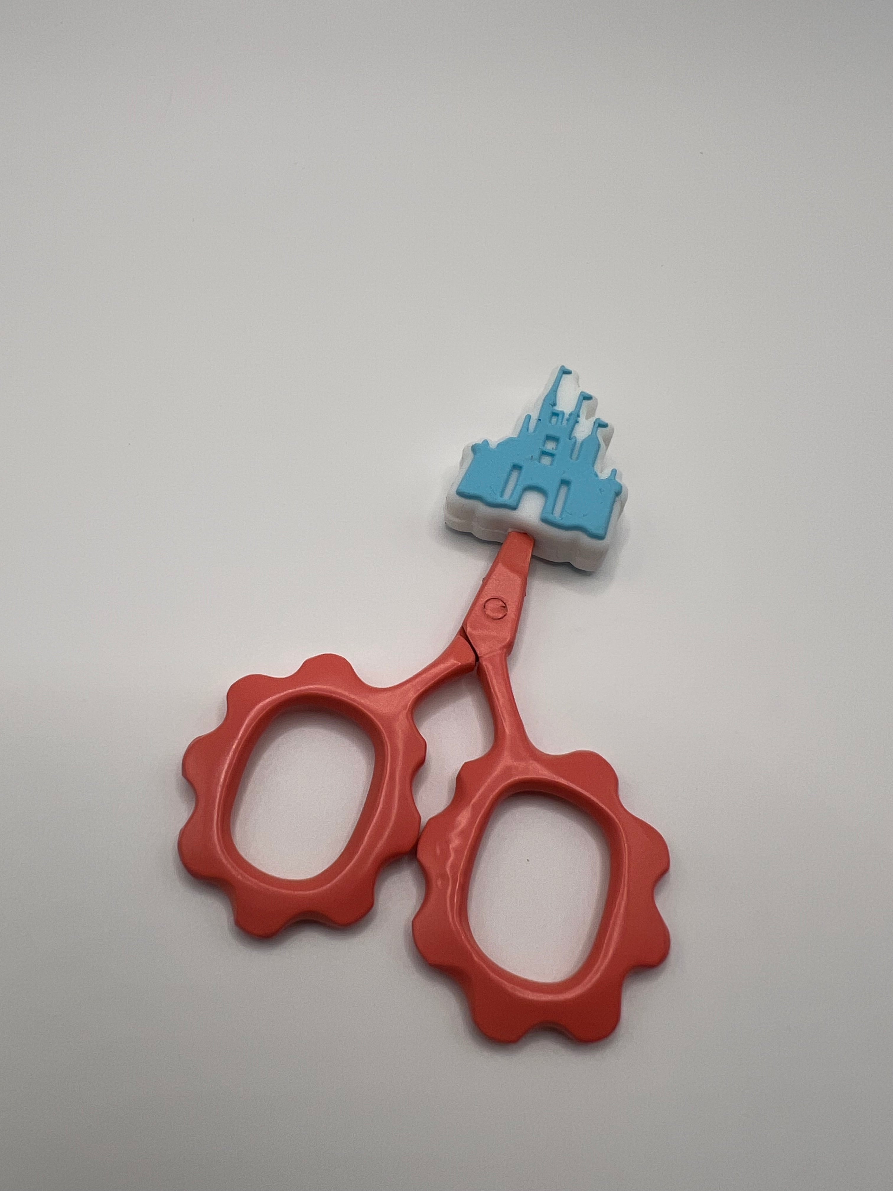 Blue Princess Castle - Scissor Tip Protector (scissors not included)