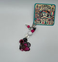 Heart Animal Print - Scissor Charm/Zipper Bag Pull