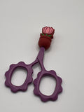 Pink Tulip in Burgundy/Terra-cotta Pot - Scissor Tip Protector (scissors not included)