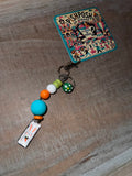 Bunny with Carrot - Scissor Charm/Zipper Bag Pull