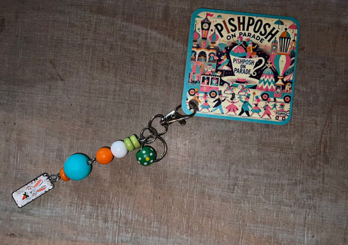 Bunny with Carrot - Scissor Charm/Zipper Bag Pull