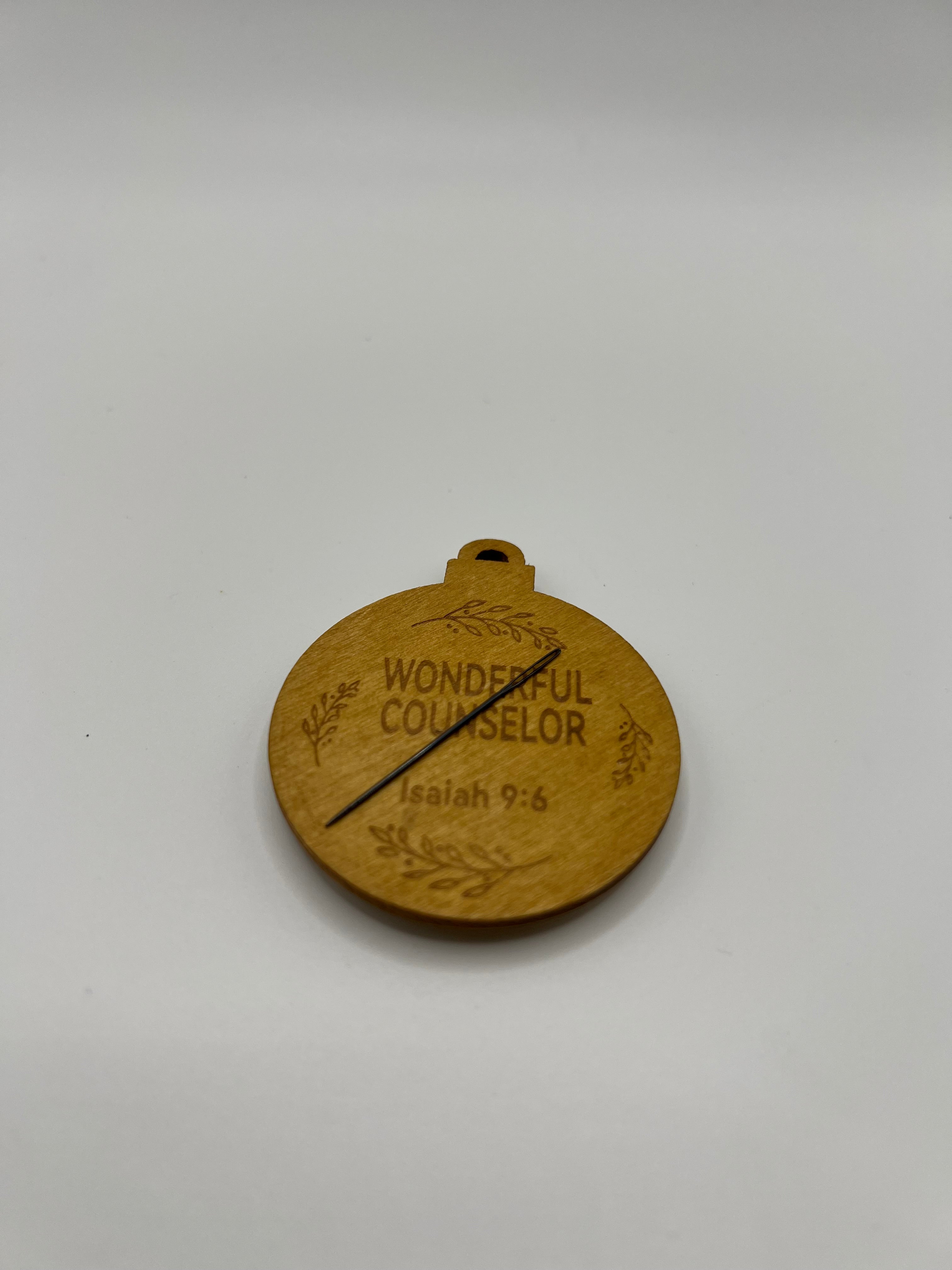 Needle Minder - Wonderful Counselor (wood)