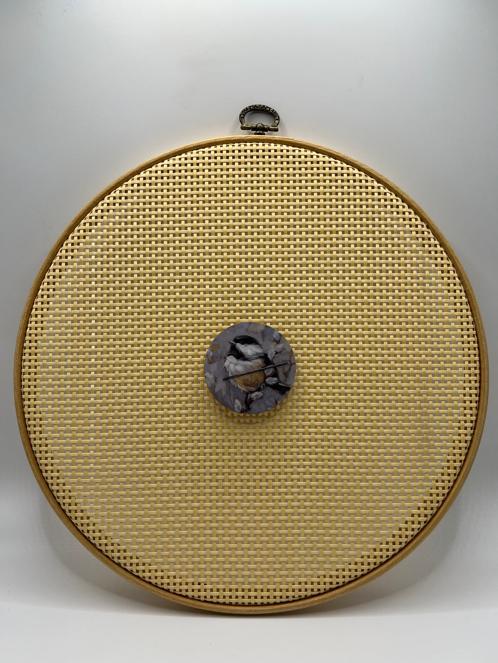 Needle Minder - Black and white bird