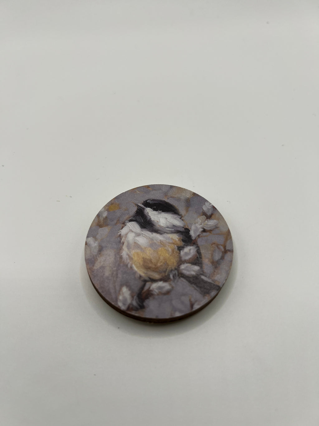 Needle Minder - Black and white bird