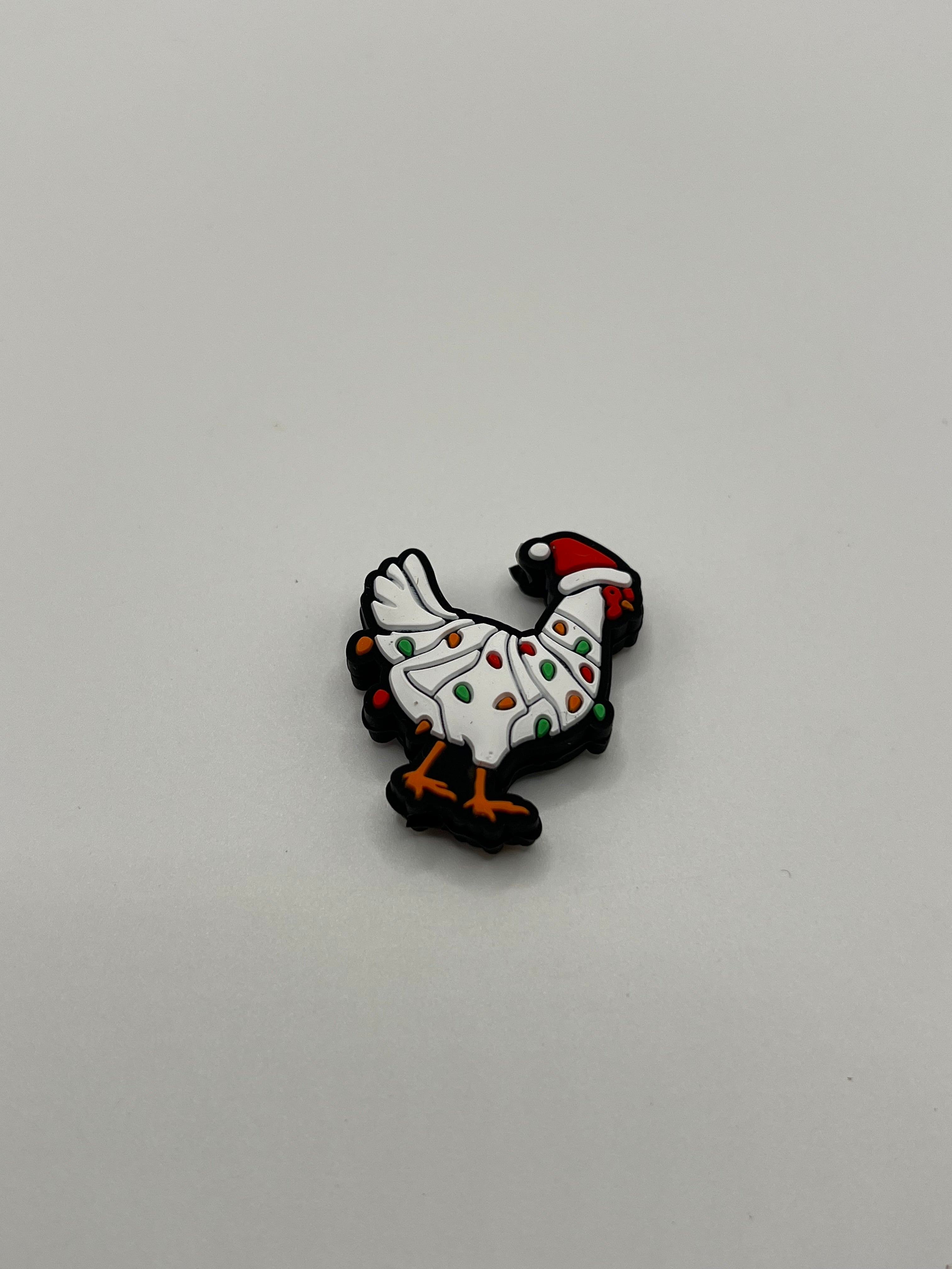 Chicken with Santa Had - Scissor Tip Protector