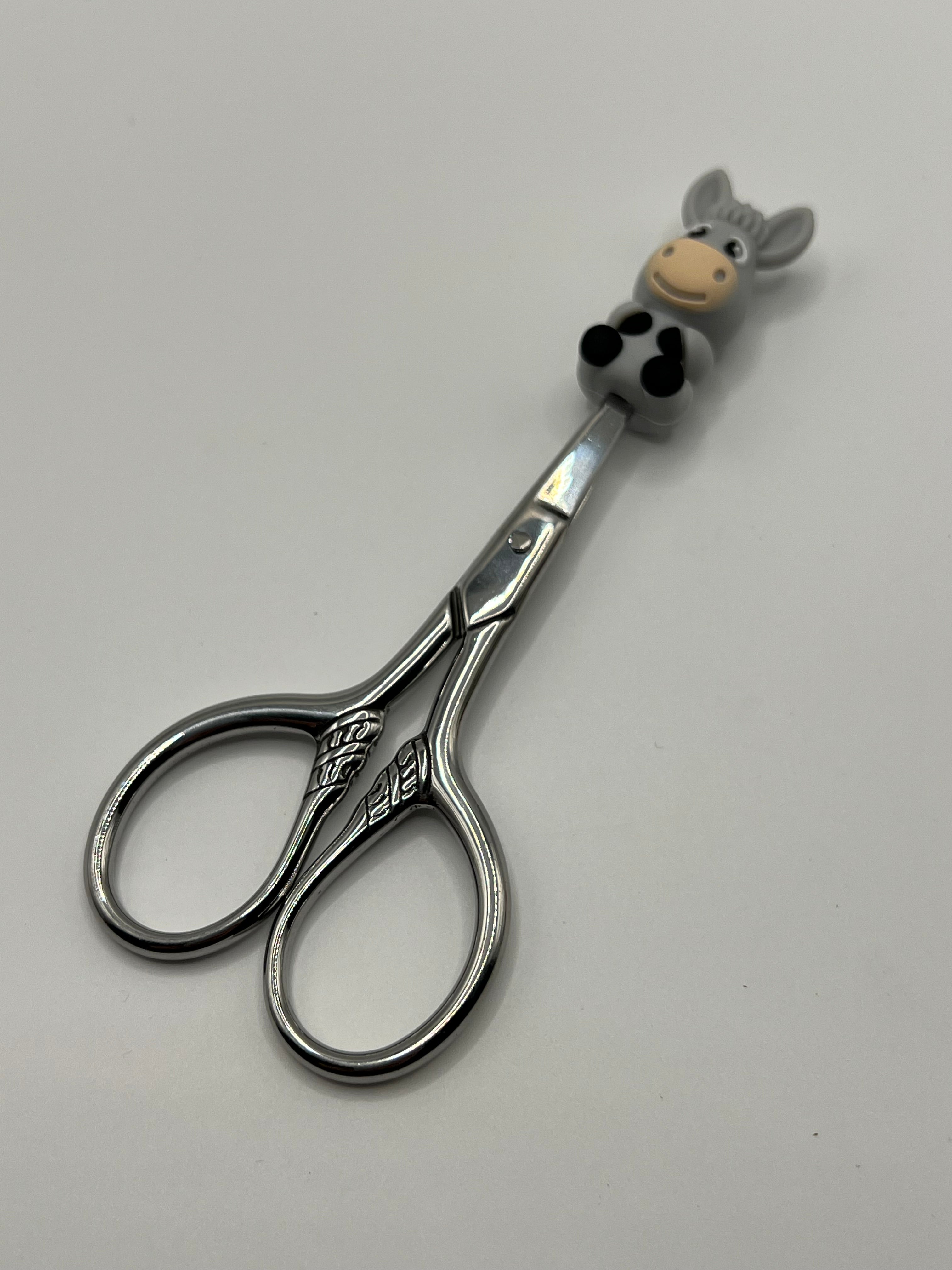 Grey Sitting Donkey - Scissor Tip Protector