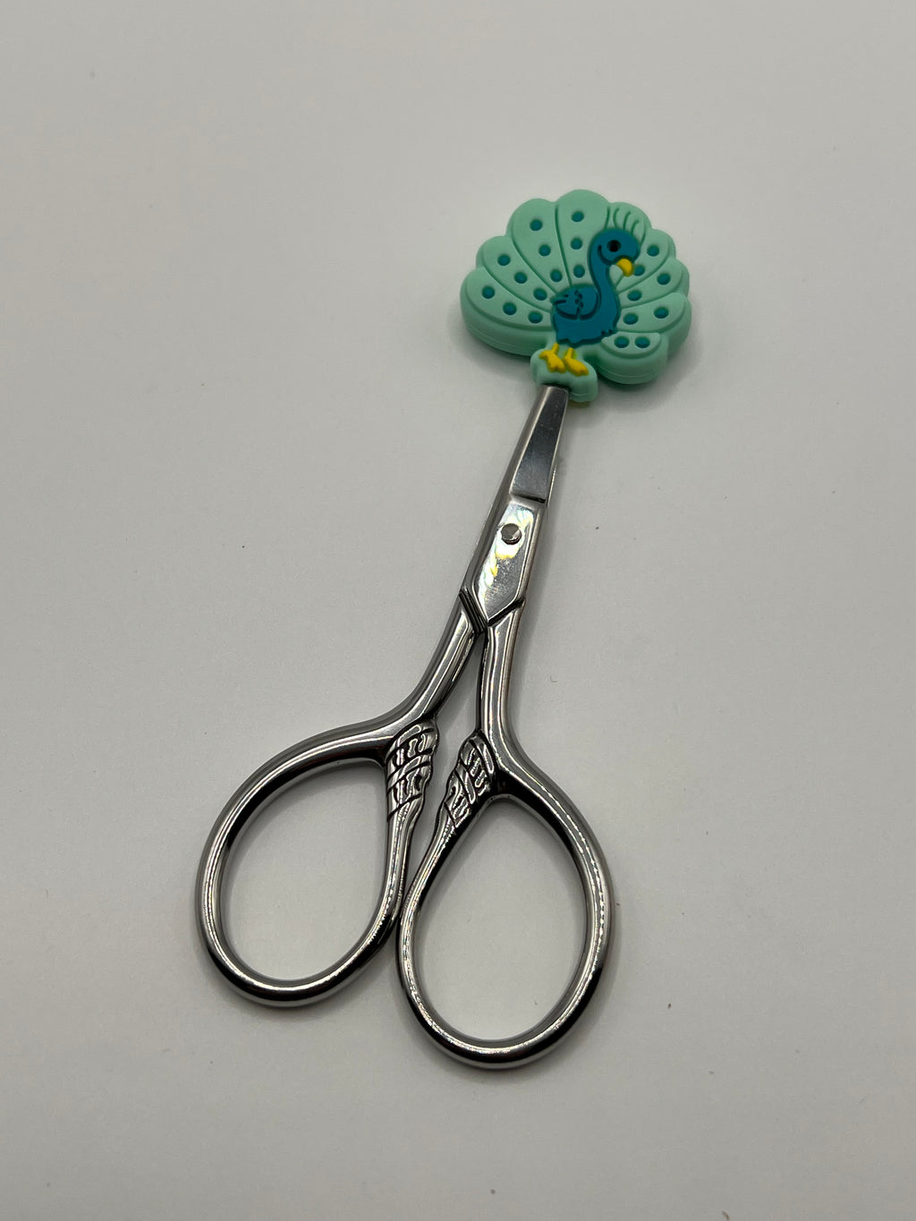 Teal Green Peacock - Scissor tip Protector