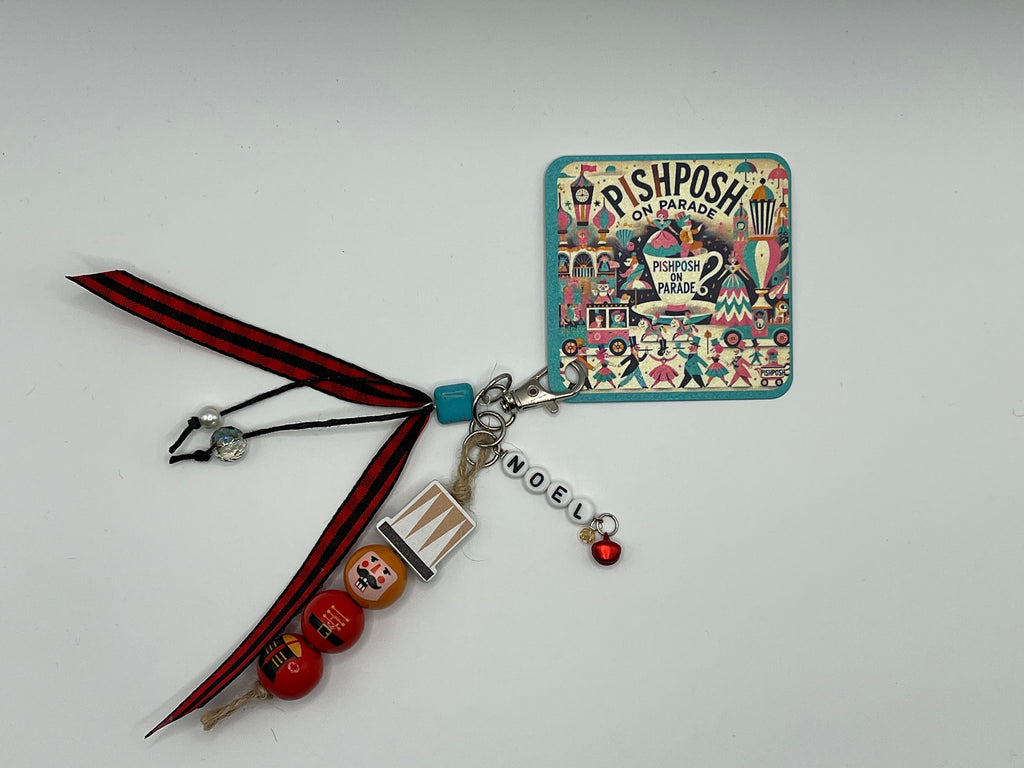 Noel Red Nutcracker - Charm / Zipper Pull