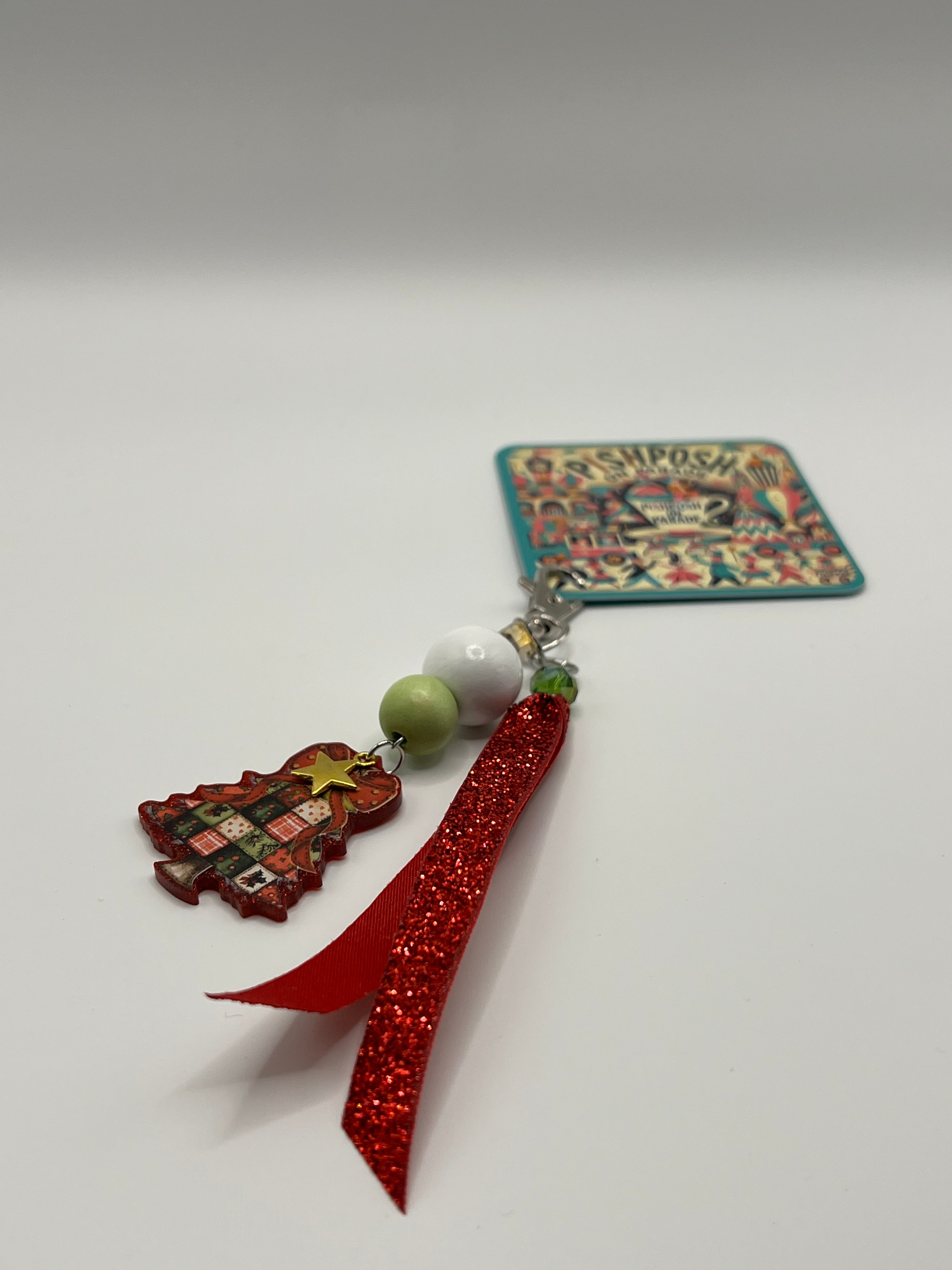 Quilt Christmas Tree - Charm / Bag Zipper Pull