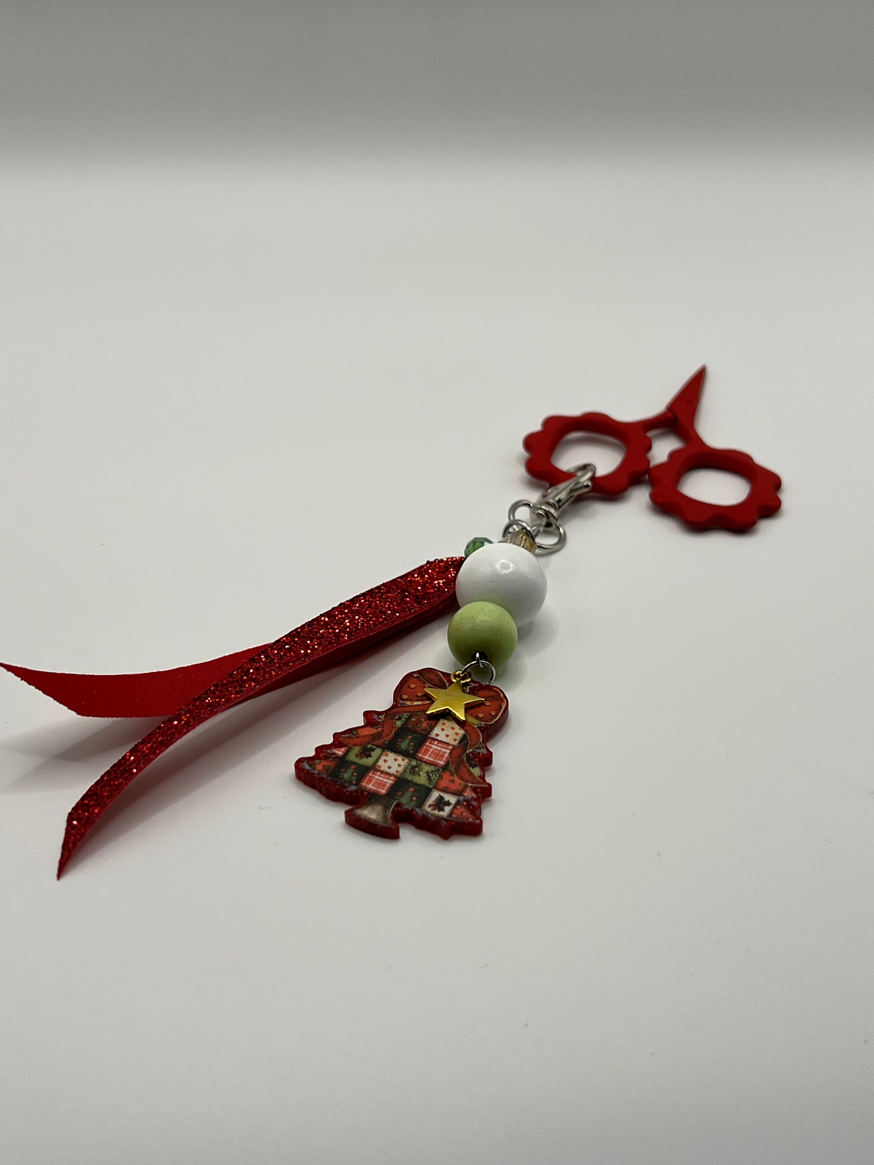 Quilt Christmas Tree - Charm / Bag Zipper Pull