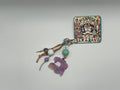 Pastel Singer Sewing Machine with Beads - Charm / Bag Zipper Pull