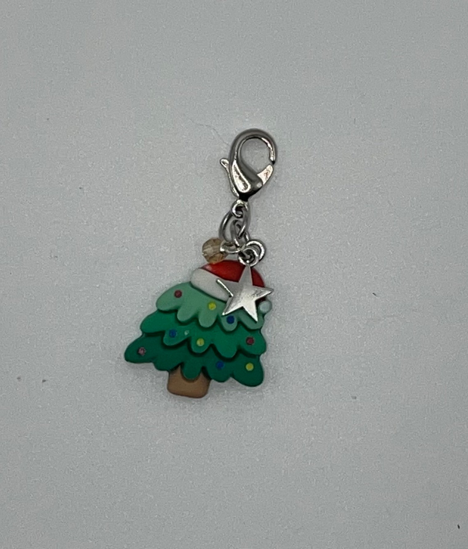 Christmas Tree with Star Zipper Pull