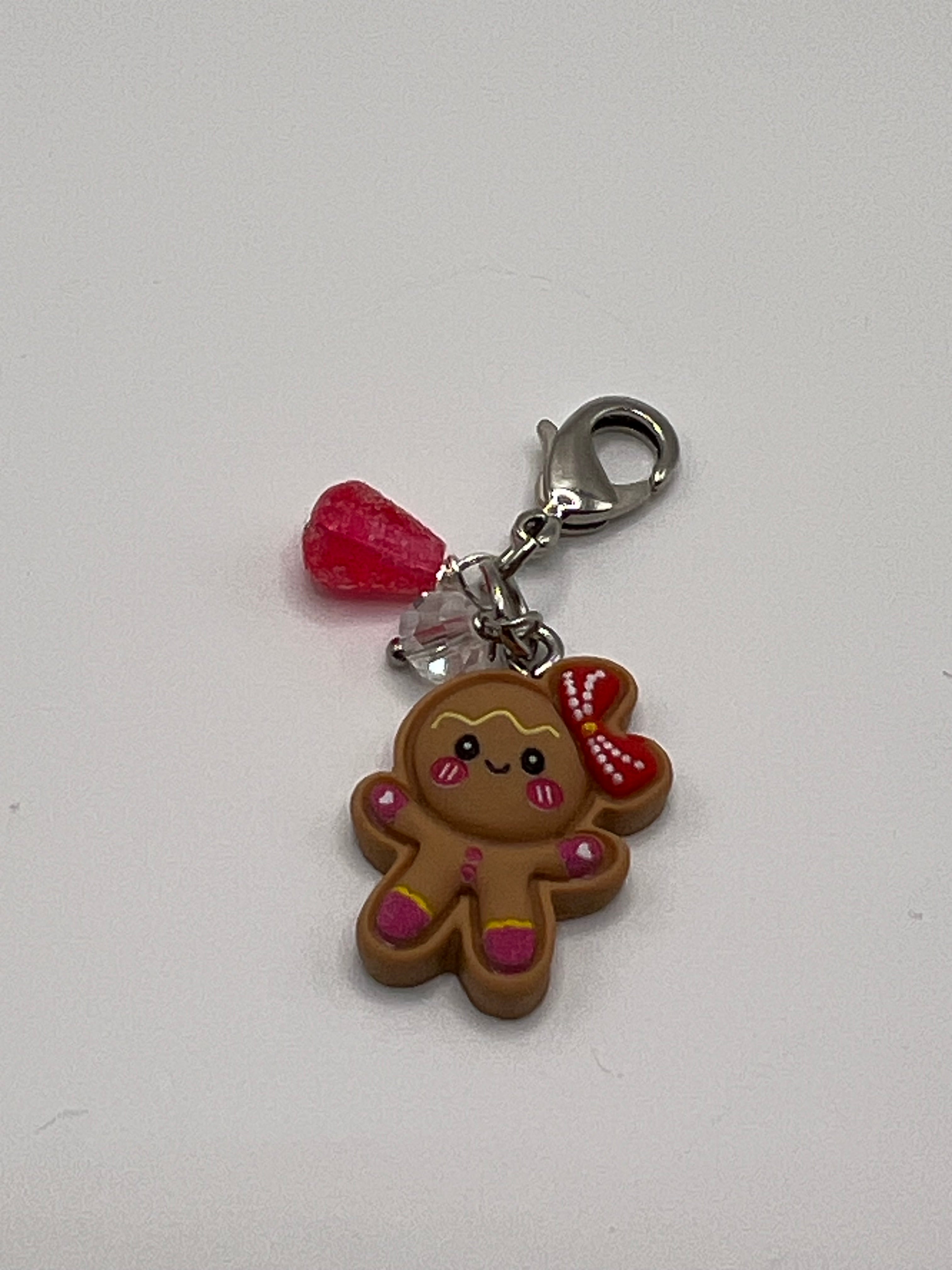 Gingerbread girl Zipper pull