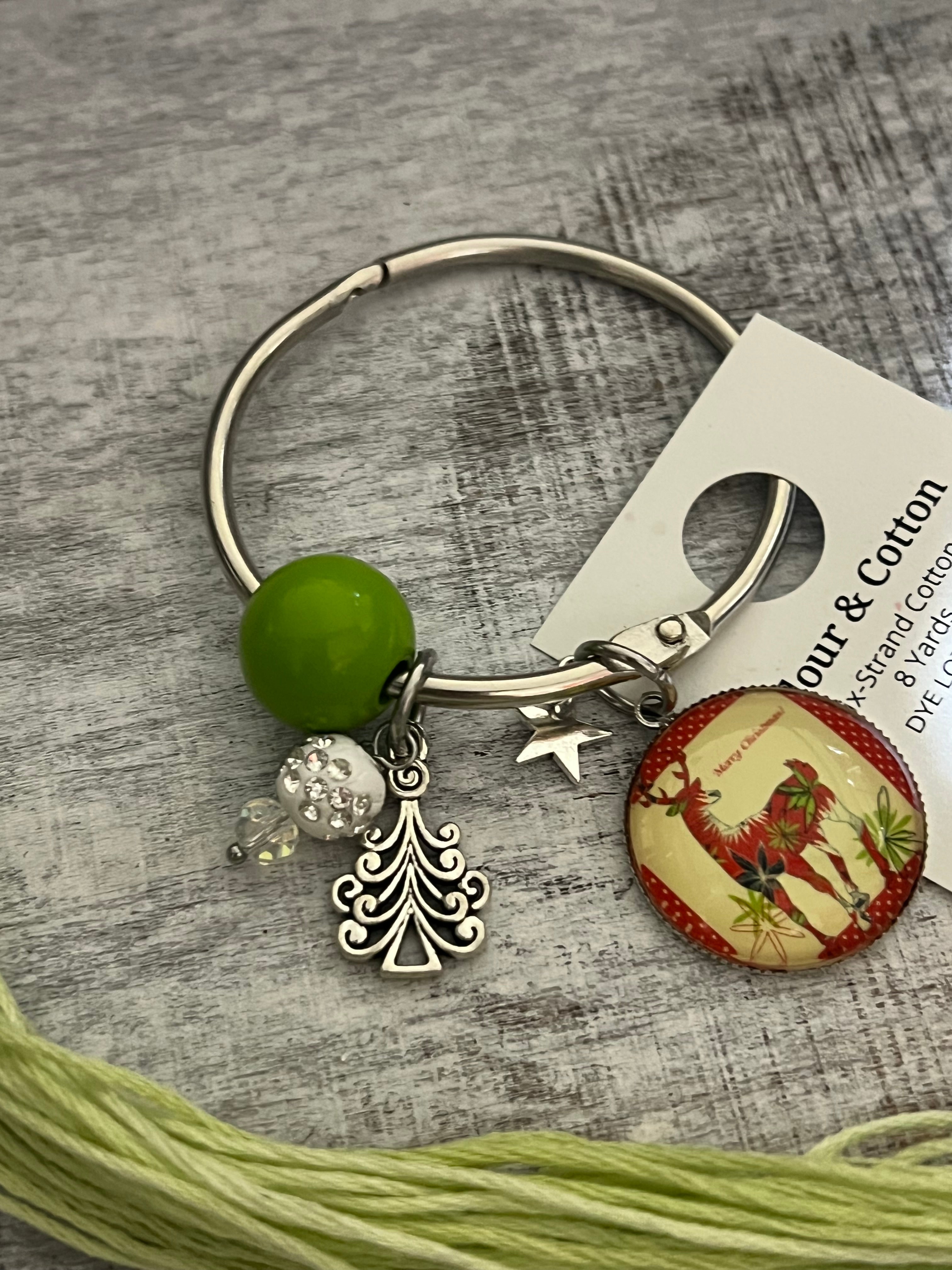 Floral Deer - Floss Ring