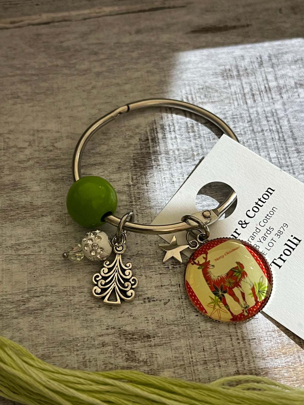 Floral Deer - Floss Ring