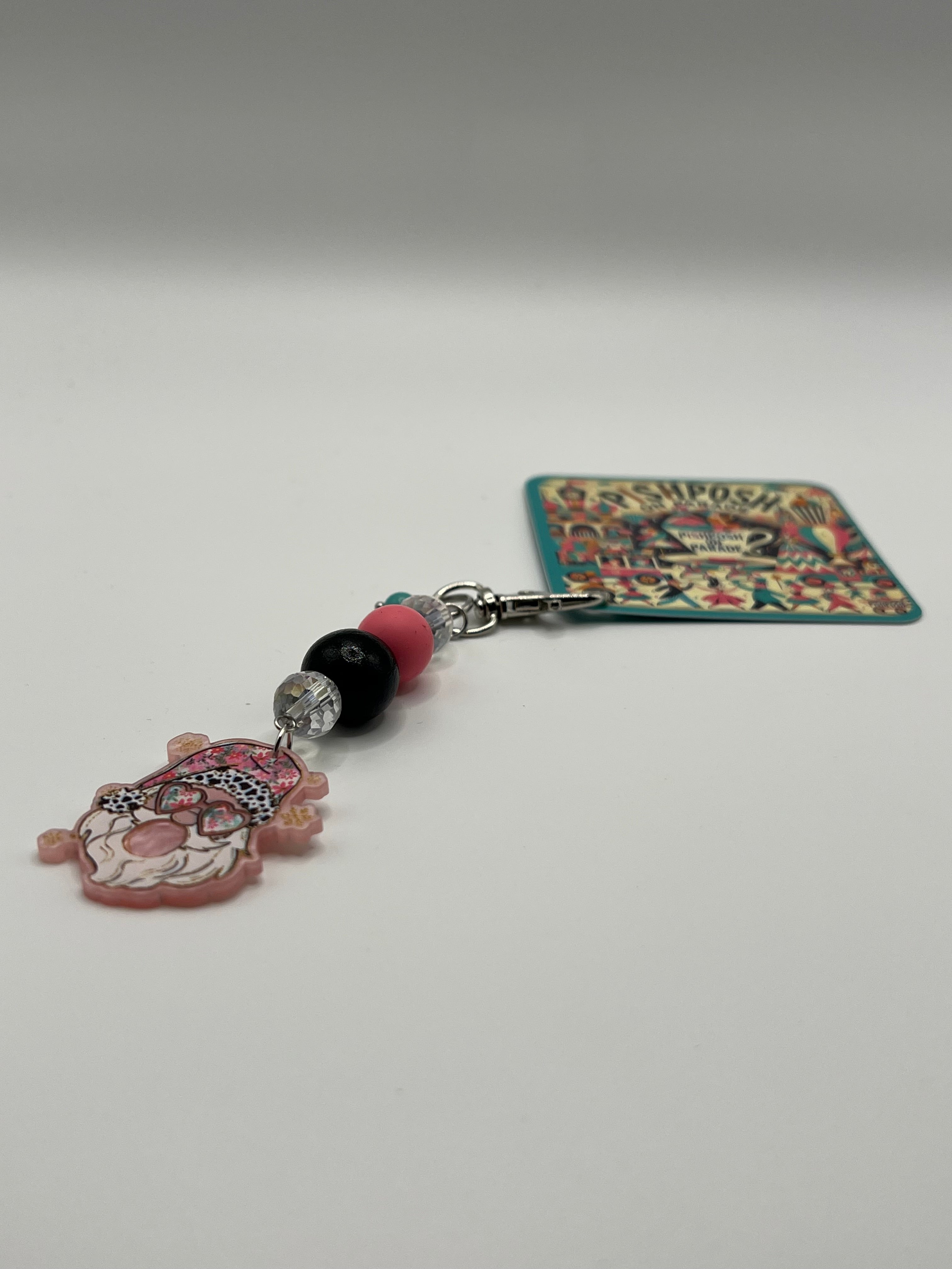 Bubble Gum Santa - Charm / Bag Zipper Pull