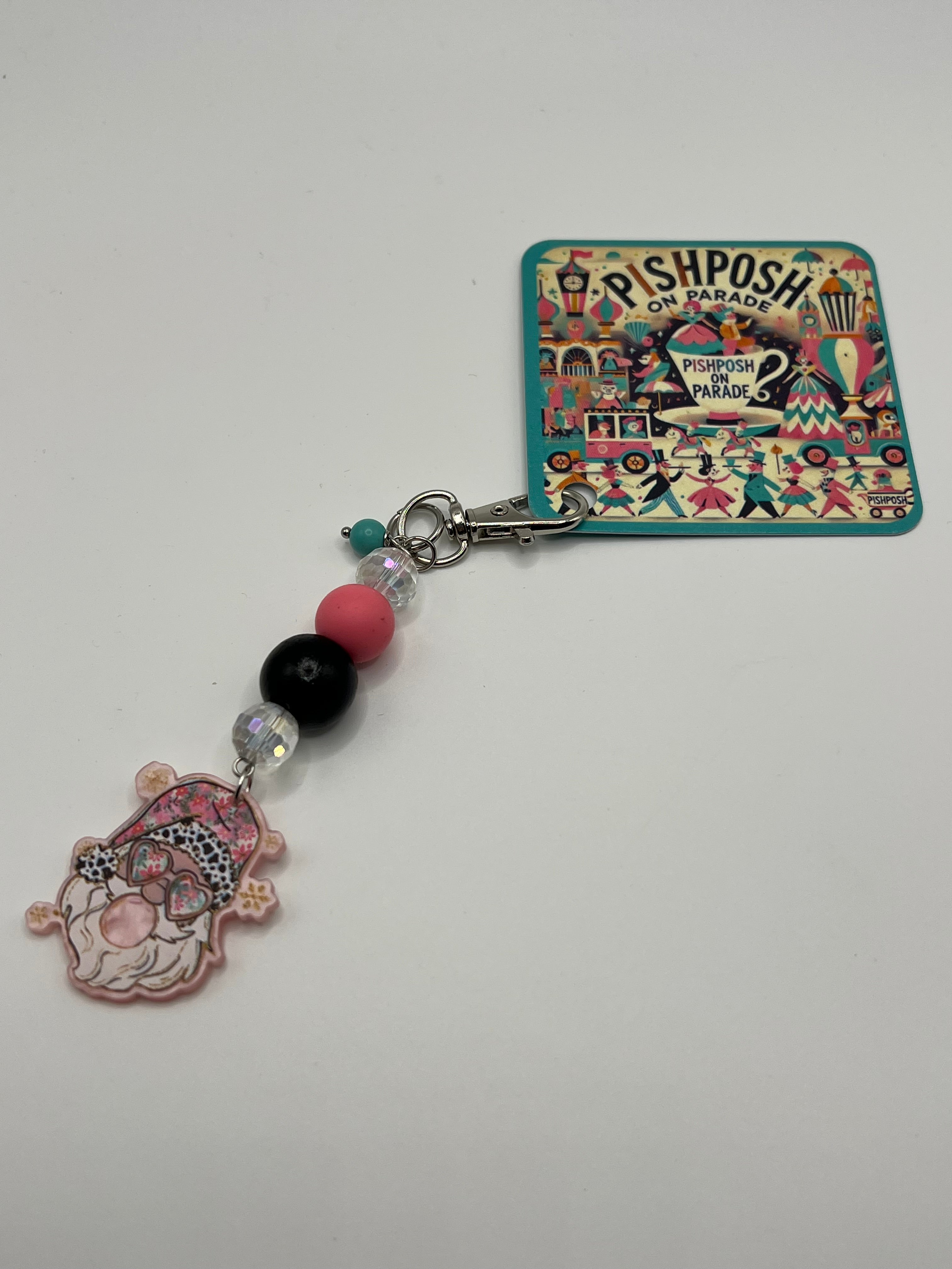 Bubble Gum Santa - Charm / Bag Zipper Pull