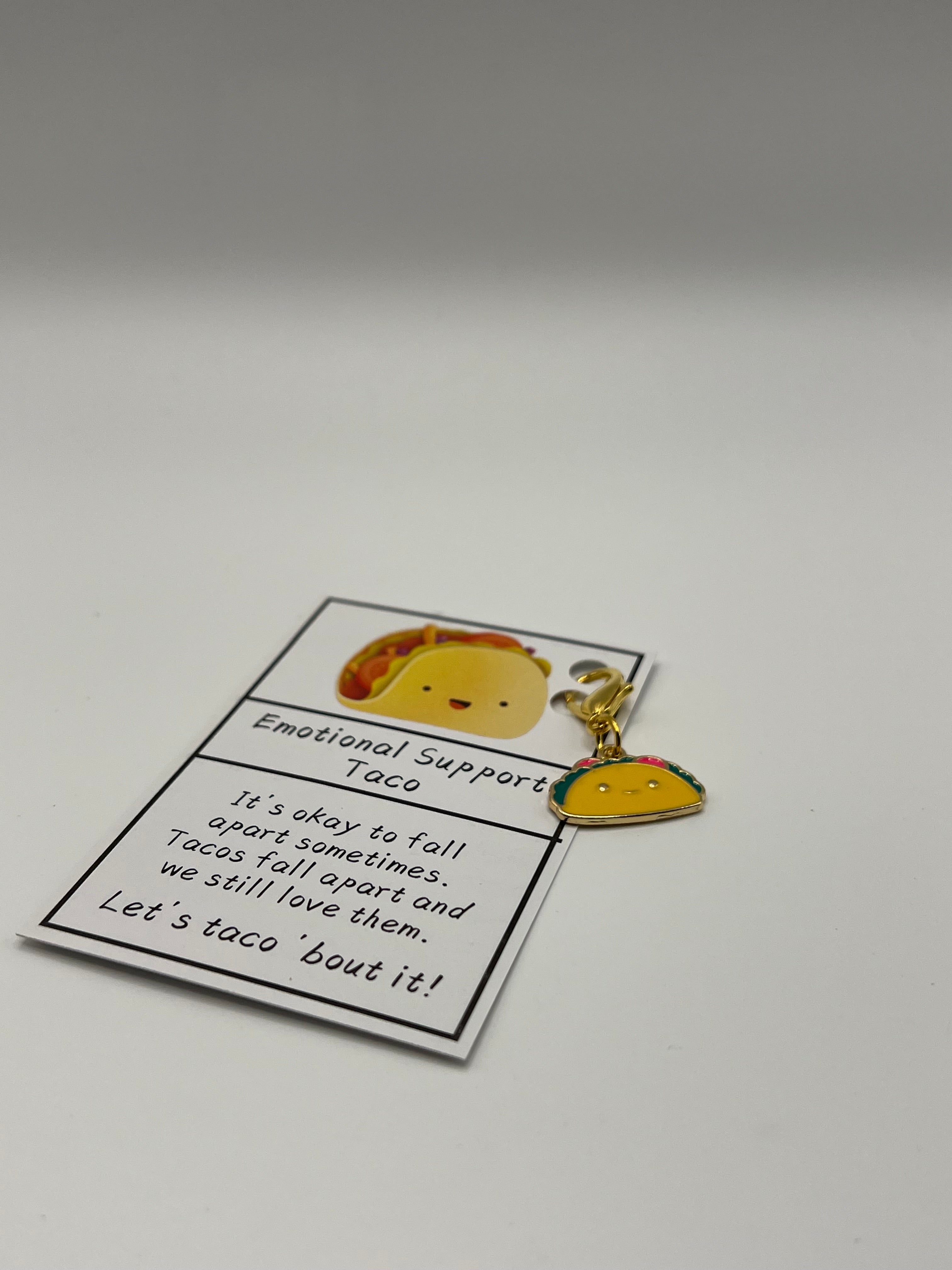 Emotional Support Taco Charm
