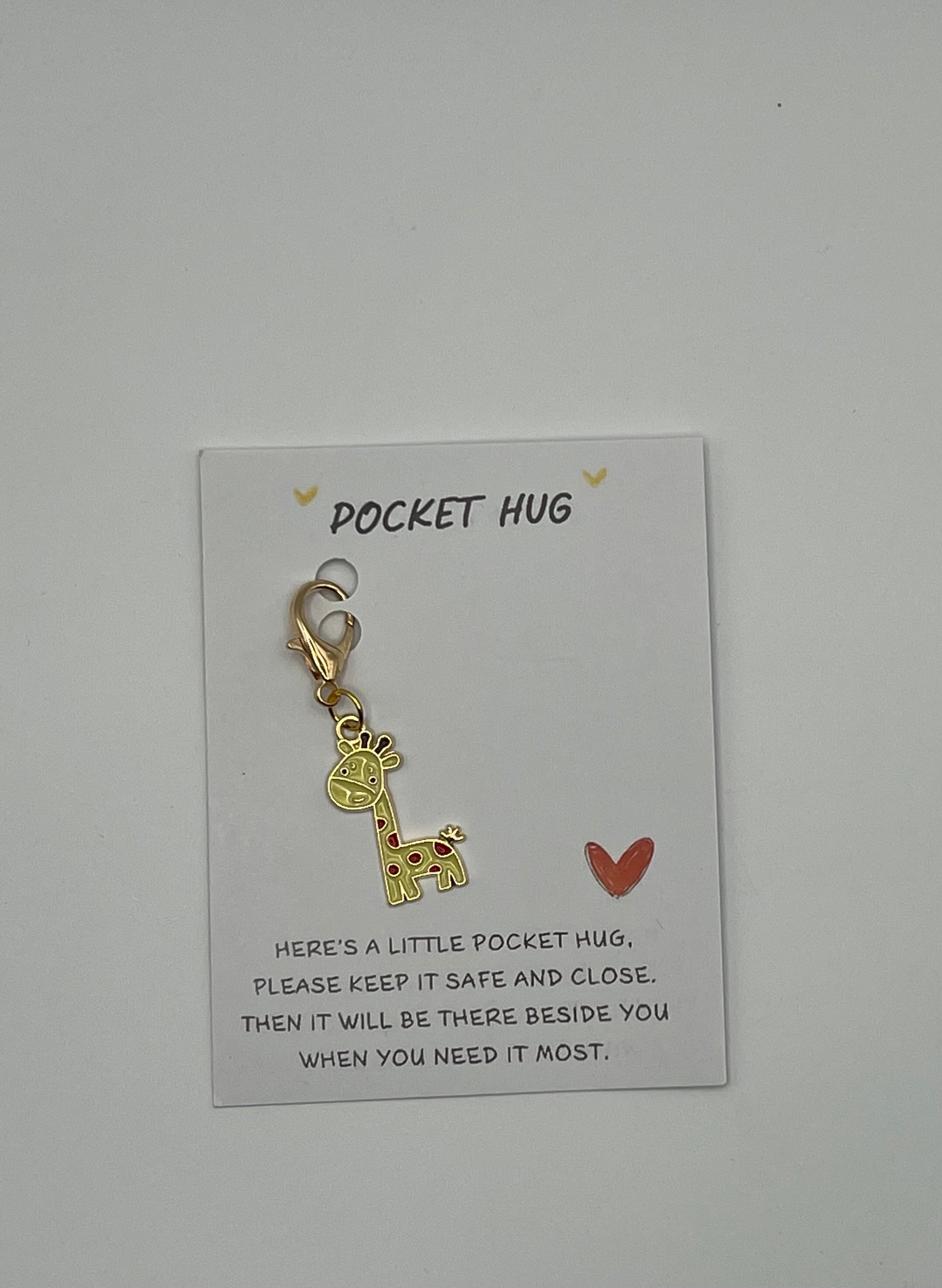 Giraffe Pocket Hug Charm