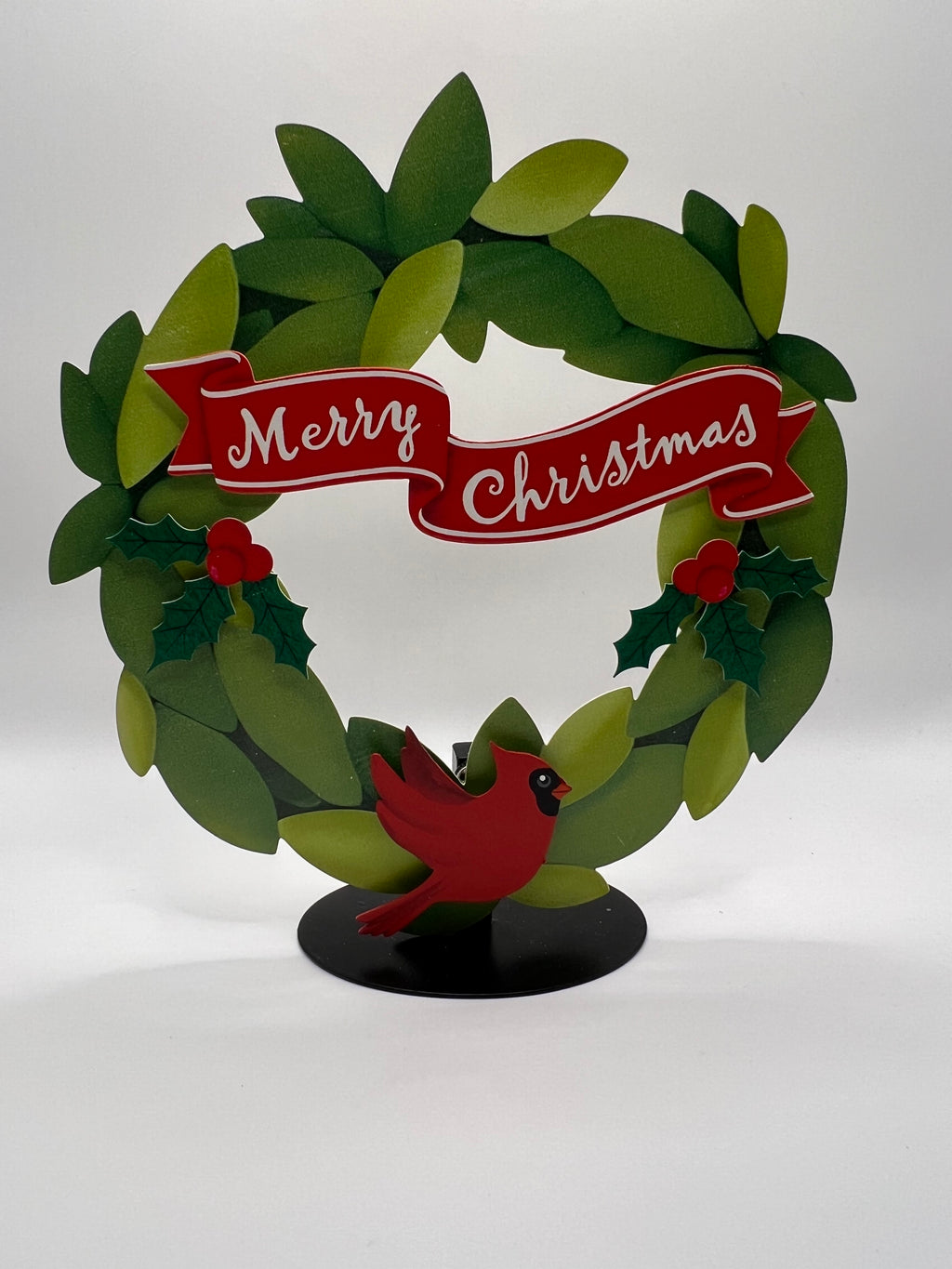 Metal Wreath with magnets on back