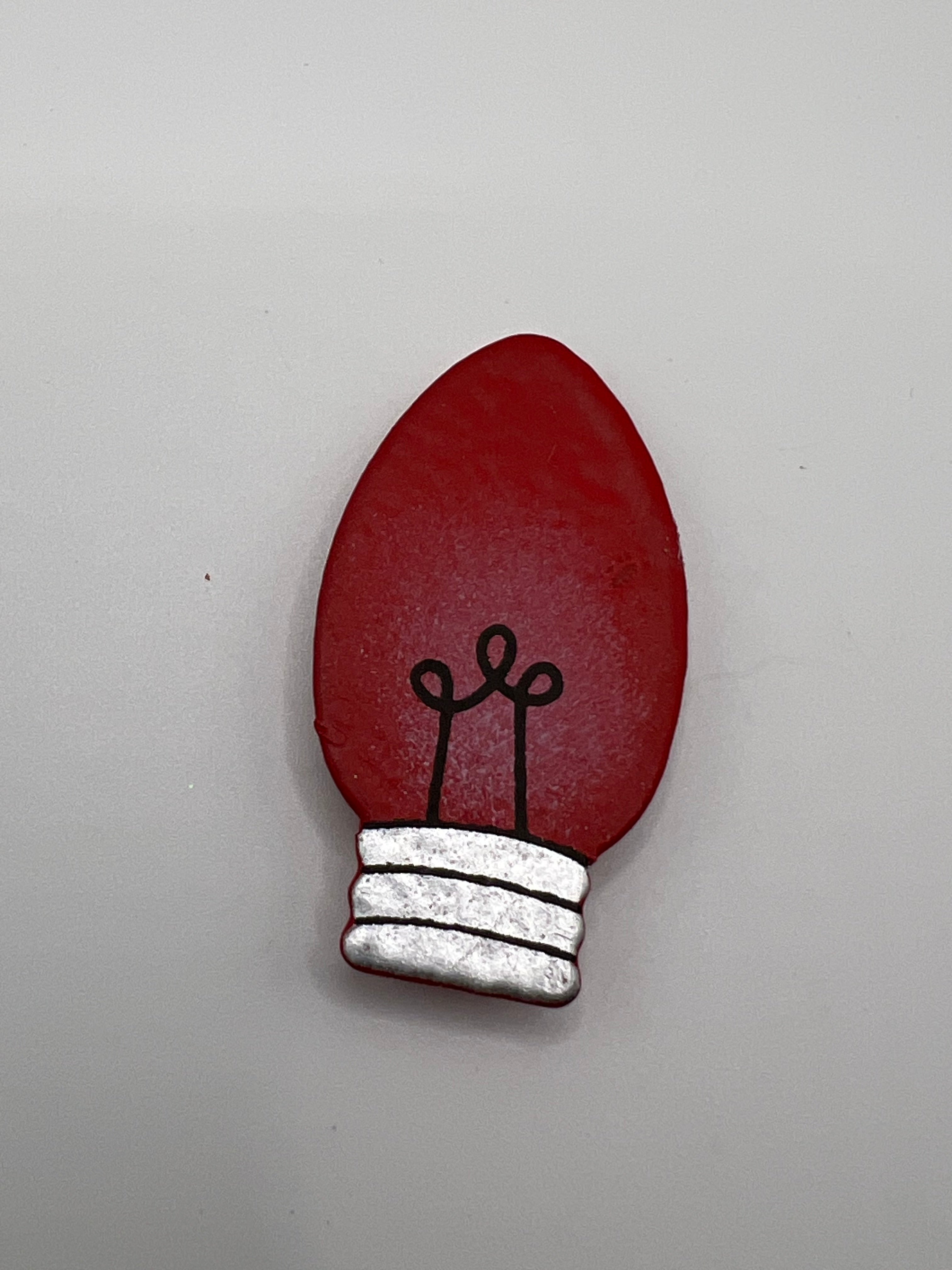 Christmas Light - Red - Needle Minder