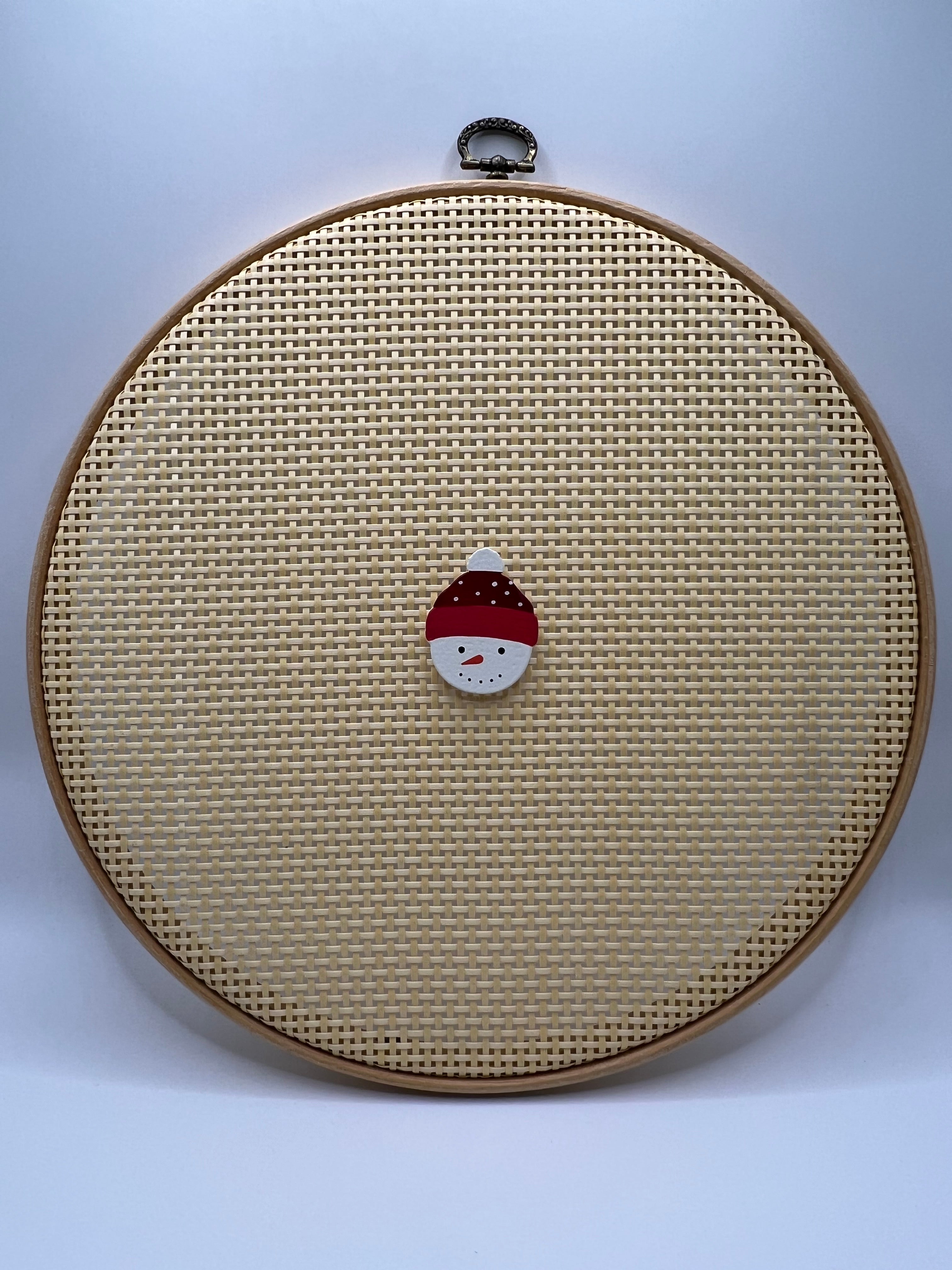 Snowman face Needle Minder