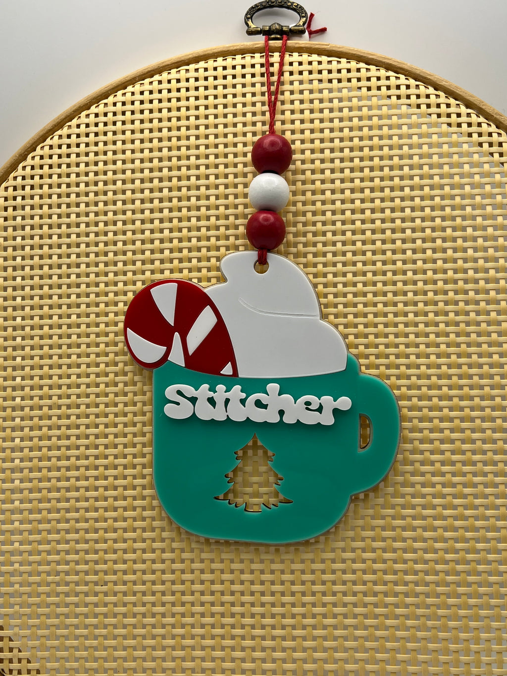 Stitcher Christmas ornament - Green