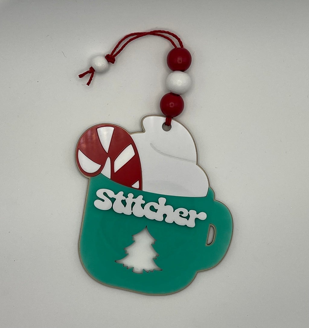 Stitcher Christmas ornament - Green