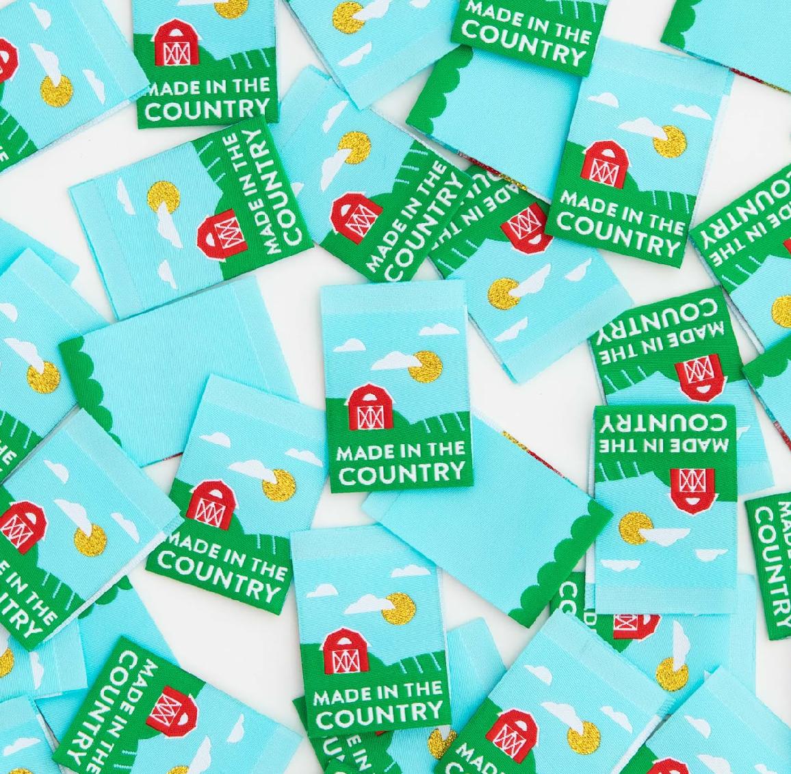 Made in the Country - sewing labels